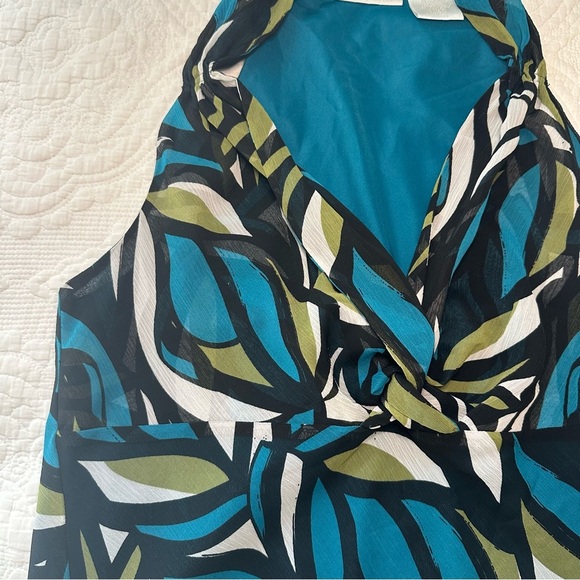 Worthington Y2K Geometric Tank Top Blouse. Size 14. - Picture 3 of 6